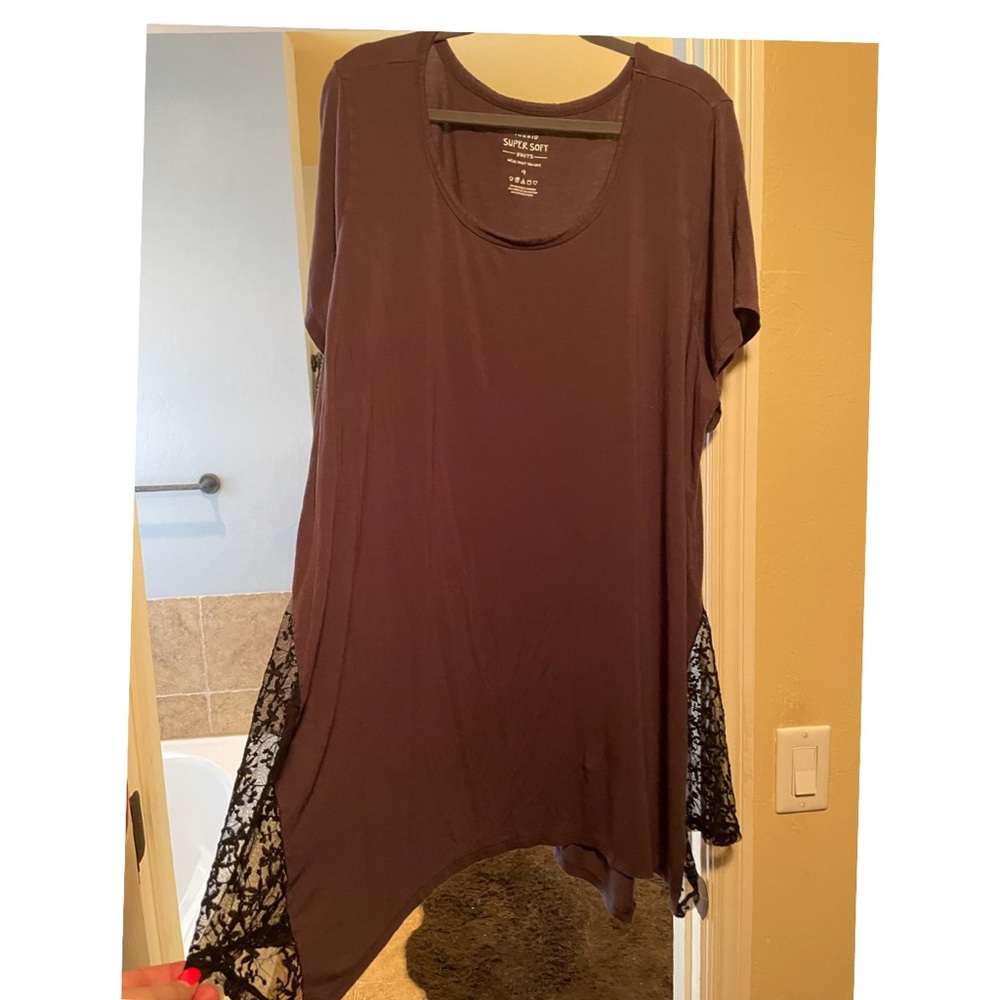 Gray Tunic Top